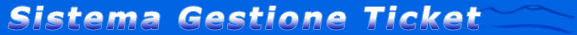 Sistema Gestione Ticket